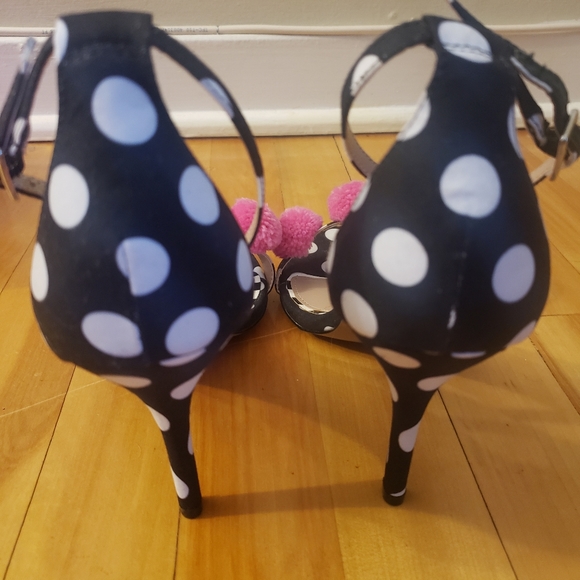 Betsy Johnson Lylly BLK PK DOT - Picture 5 of 10